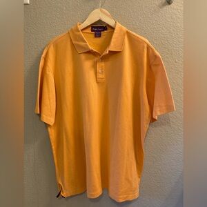 Ralph Lauren mens tangerine short sleeve polo, size XL